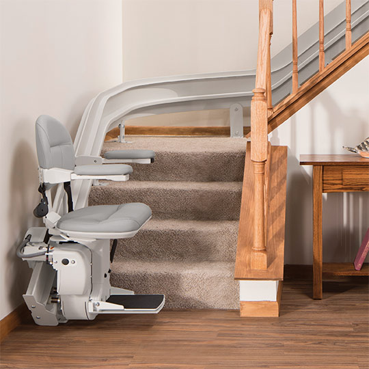 Palo Alto Bruno curved cre-2110 stairway staircase chairstair lift