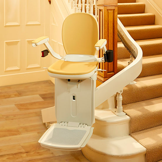 SAN FRANCISCO CA CUSTOM CURVED STAIRLIFT